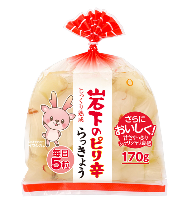 毎日5粒 岩下のピリ辛らっきょう 190g 岩下食品